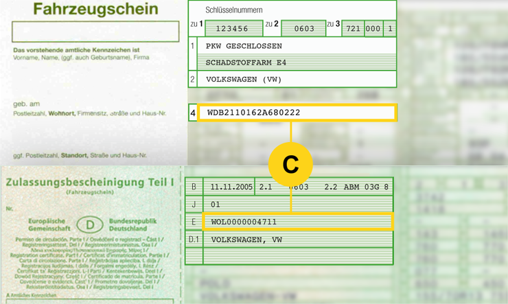 Fahrzeugschein